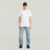 T-shirt med grafisk kant baktill