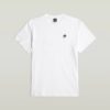 T-shirt med grafisk kant baktill
