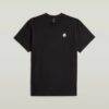 T-shirt med grafisk kant baktill