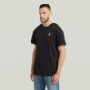 T-shirt med grafisk kant baktill
