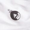T-shirt med grafisk kant baktill