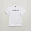 T-shirt med grafisk lös passform och tryck på baksidan av cockpiten