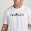T-shirt med grafisk lös passform och tryck på baksidan av cockpiten