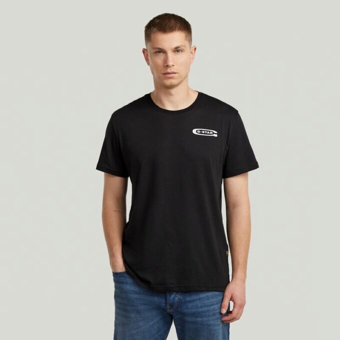 T-shirt med grafisk rygg T-shirt med grafisk rygg