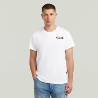 T-shirt med grafisk rygg