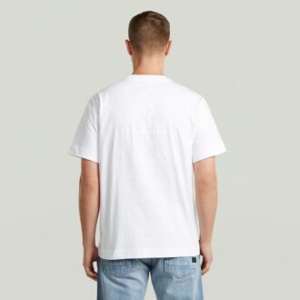 T-shirt med grafisk rygg