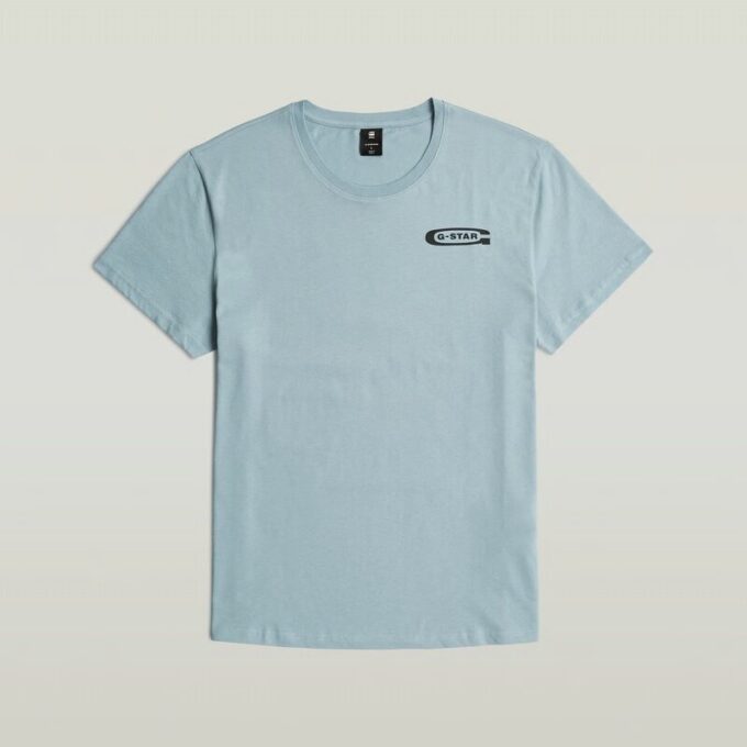 T-shirt med grafisk rygg
