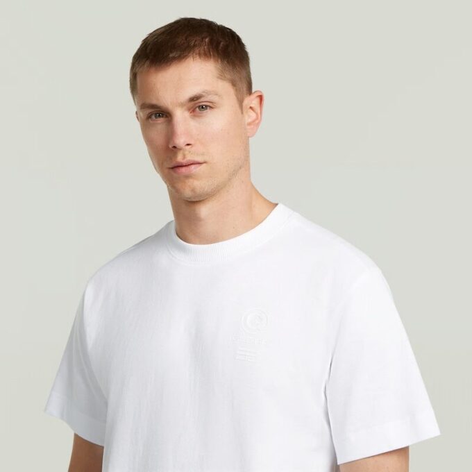 T-shirt med grafisk rygg