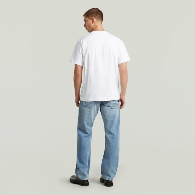 T-shirt med grafisk rygg
