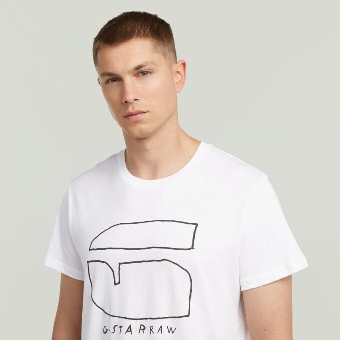 T-shirt med handskriven Puff-logotyp T-shirt med handskriven Puff-logotyp