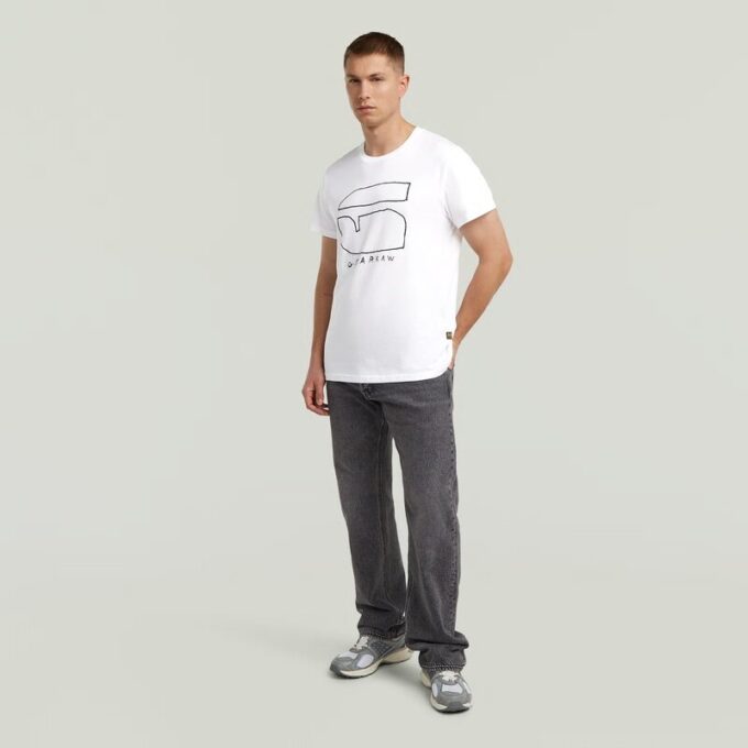 T-shirt med handskriven Puff-logotyp T-shirt med handskriven Puff-logotyp