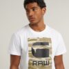 T-shirt med kamouflagemönster T-shirt med kamouflagemönster