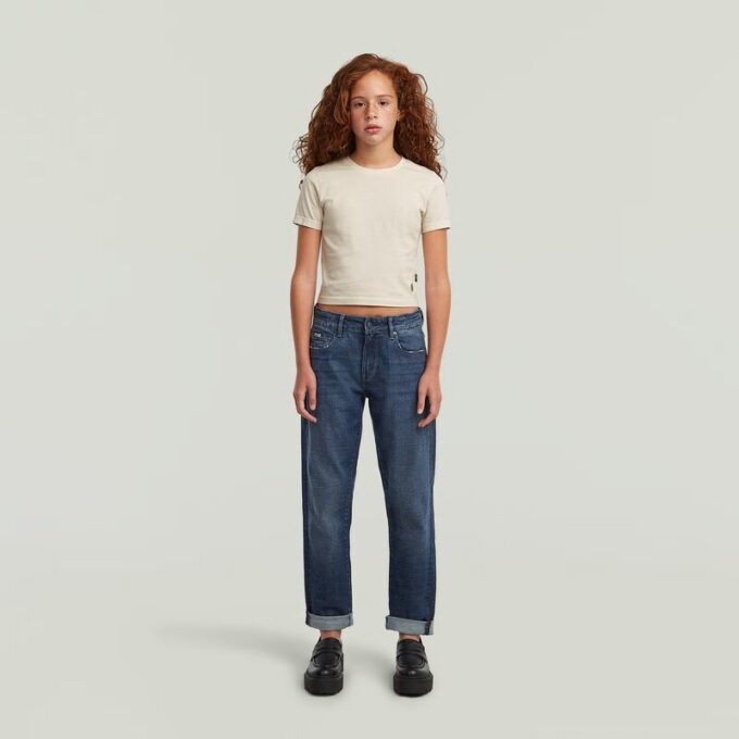 T-shirt med kort ärm och smal passform för flickor T-shirt med kort ärm och smal passform för flickor