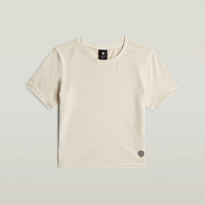 T-shirt med kort ärm och smal passform för flickor T-shirt med kort ärm och smal passform för flickor