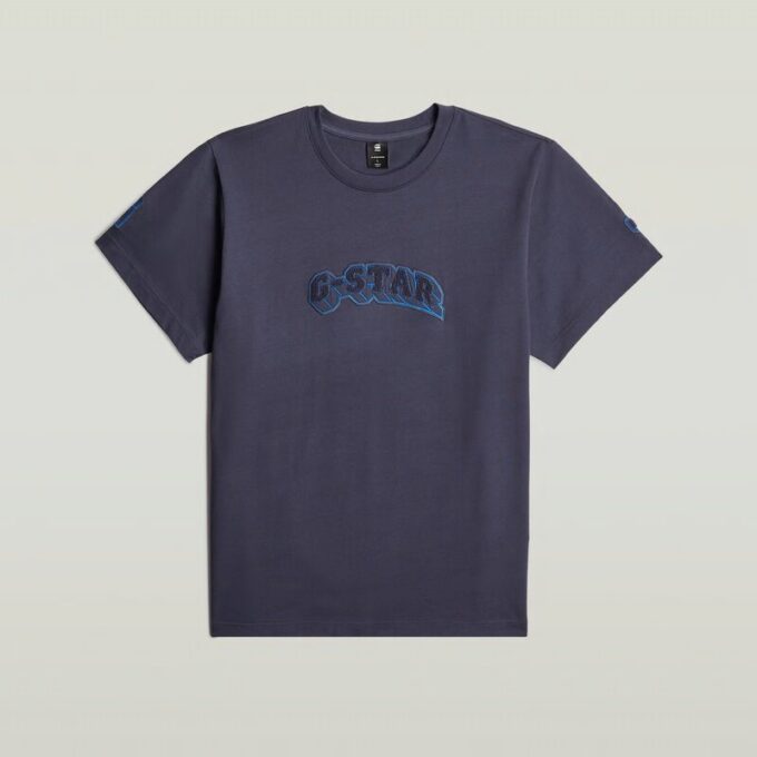 T-shirt med lappar och lös passform