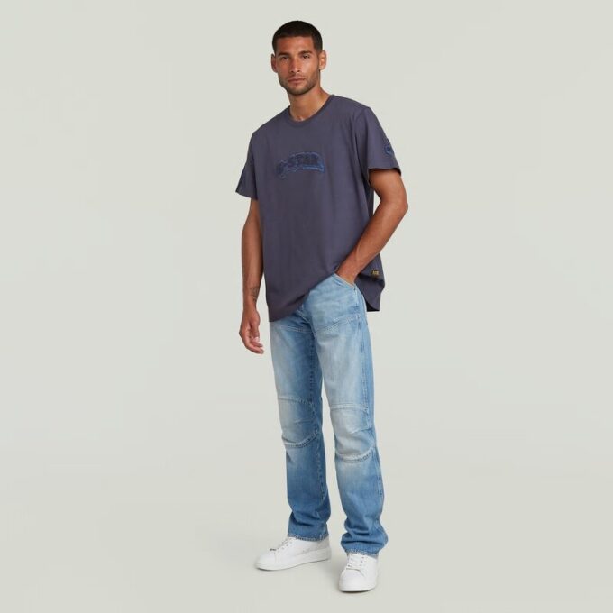 T-shirt med lappar och lös passform