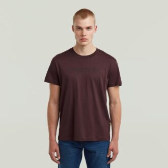 T-shirt med logotyp och kontur