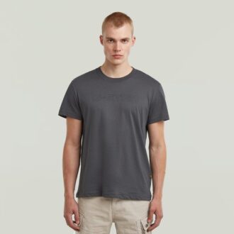 T-shirt med logotyp och kontur