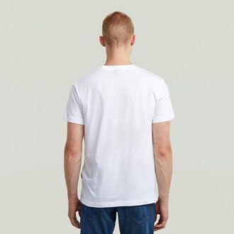 T-shirt med logotyp och kontur