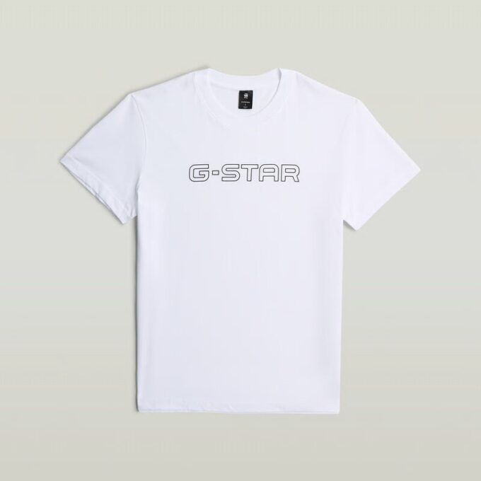 T-shirt med logotyp och kontur T-shirt med logotyp och kontur