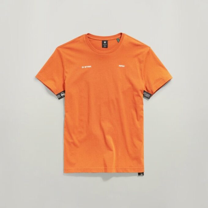 T-shirt med logotyptejp