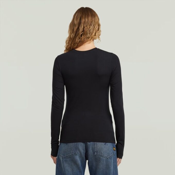 T-shirt med rund hals T-shirt med rund hals