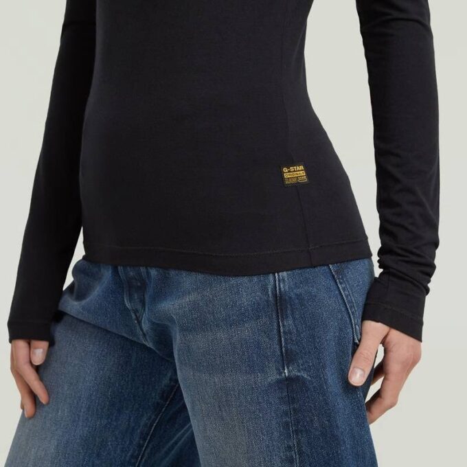 T-shirt med rund hals T-shirt med rund hals