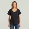 T-shirt med rund halsringning T-shirt med rund halsringning