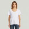 T-shirt med rund halsringning T-shirt med rund halsringning