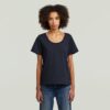 T-shirt med rund halsringning T-shirt med rund halsringning