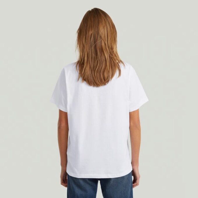 T-shirt med rund halsringning T-shirt med rund halsringning