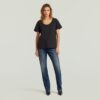 T-shirt med rund halsringning T-shirt med rund halsringning