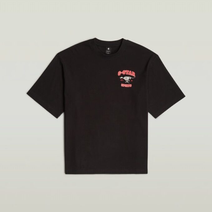 T-shirt med rutmönster och hundmotiv T-shirt med rutmönster och hundmotiv