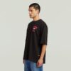 T-shirt med rutmönster och hundmotiv T-shirt med rutmönster och hundmotiv
