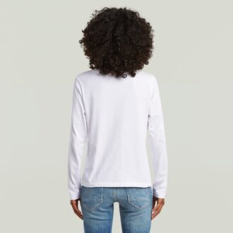 T-shirt med sömmar framtill