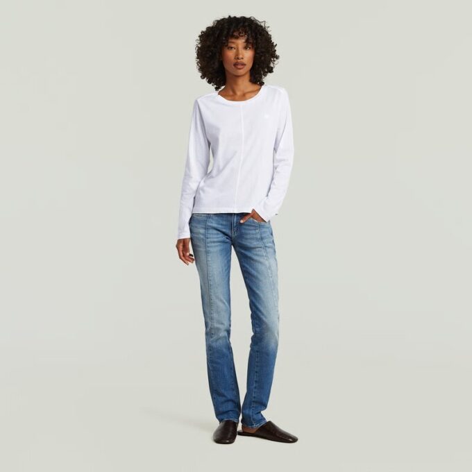 T-shirt med sömmar framtill T-shirt med sömmar framtill