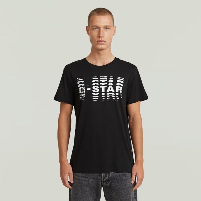 T-shirt med splittrad grafik T-shirt med splittrad grafik