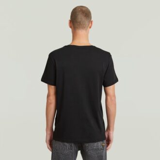 T-shirt med splittrad grafik