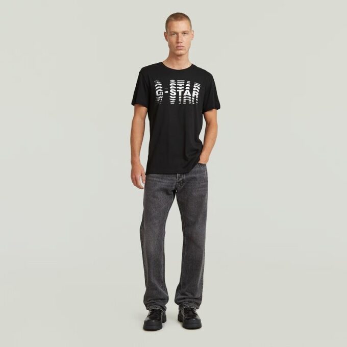 T-shirt med splittrad grafik T-shirt med splittrad grafik