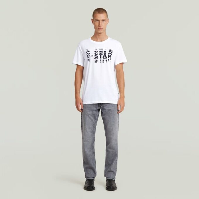 T-shirt med splittrad grafik T-shirt med splittrad grafik