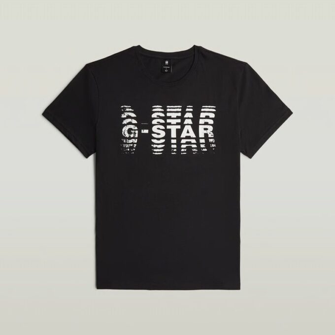 T-shirt med splittrad grafik T-shirt med splittrad grafik