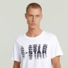 T-shirt med splittrad grafik T-shirt med splittrad grafik