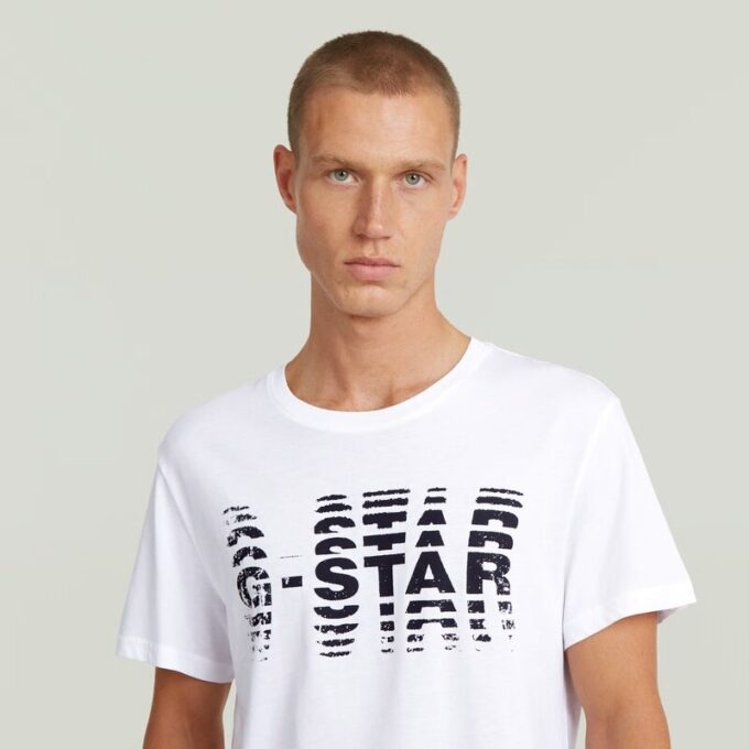 T-shirt med splittrad grafik T-shirt med splittrad grafik