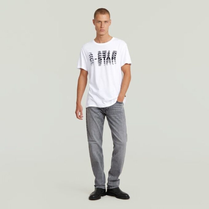 T-shirt med splittrad grafik T-shirt med splittrad grafik