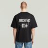 T-shirt med sprayad 89-rygg T-shirt med sprayad 89-rygg
