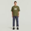 T-shirt med sprayad 89-rygg T-shirt med sprayad 89-rygg