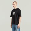 T-shirt med sprayad 89-rygg T-shirt med sprayad 89-rygg