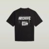 T-shirt med sprayad 89-rygg T-shirt med sprayad 89-rygg