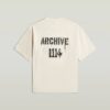 T-shirt med sprayad 89-rygg T-shirt med sprayad 89-rygg