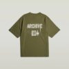 T-shirt med sprayad 89-rygg T-shirt med sprayad 89-rygg